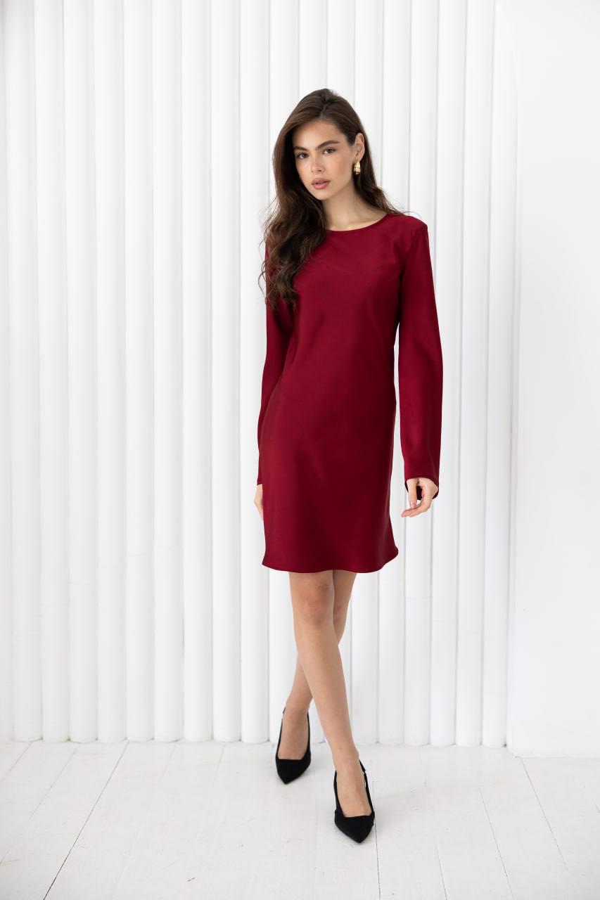 burgundy silk dress short Burgundy v neck satin short prom dress party dress Custom size