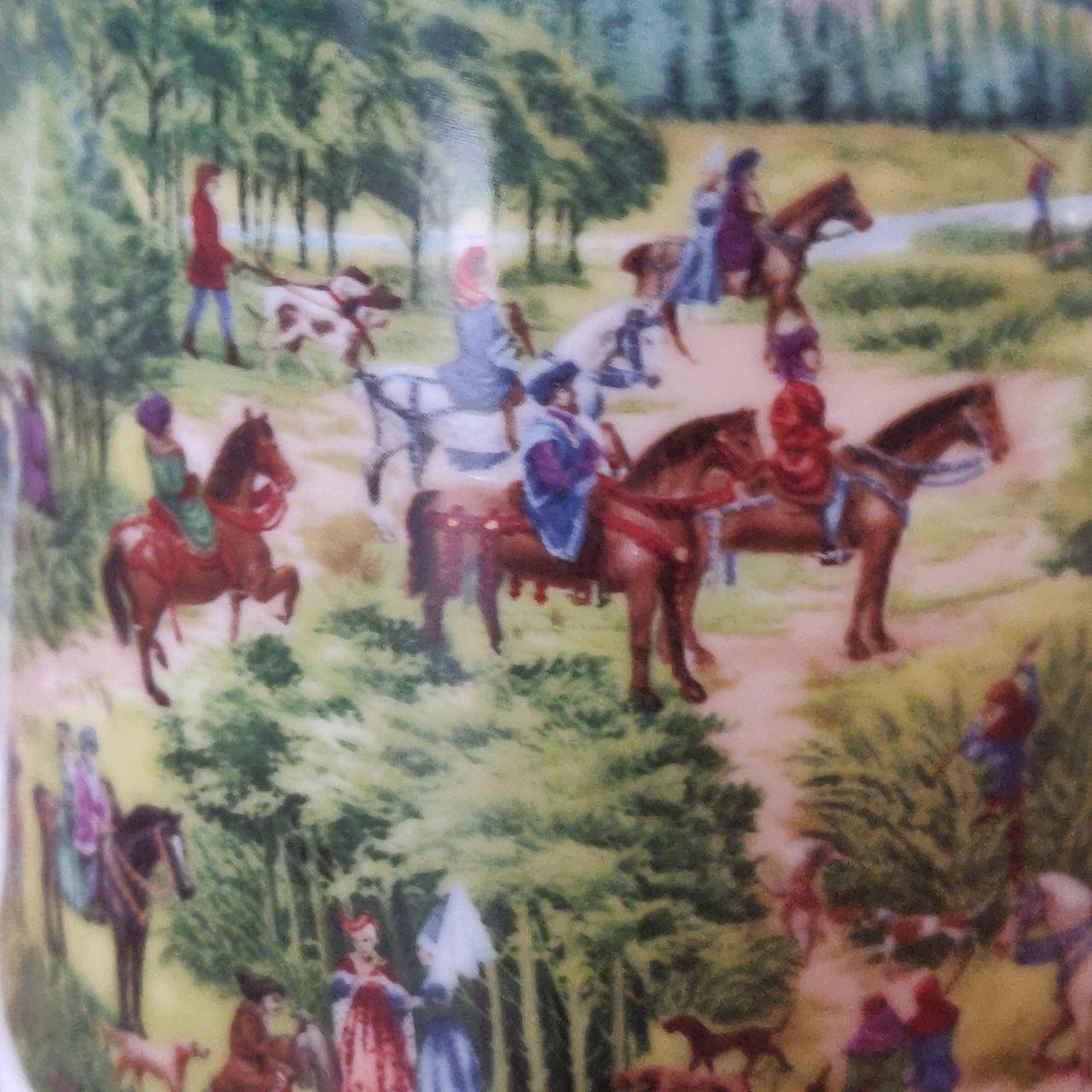 ドイツ　アンティーク Vintage Franklin Porcelain Beer Stein With Pewter Lid, 1979 - Etsy