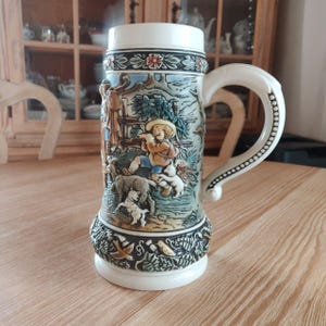 Handgefertigter Bierkrug 1 L - Geschenk für Ihn