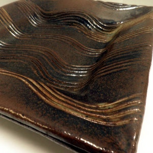 set of 2 Handmade Stoneware Serving Dishes, Square dishes