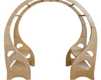 Handmade Waldorf Playstand – Natural Wooden Playstand for Kids, Open-Ended Play Furniture, Made in Canada