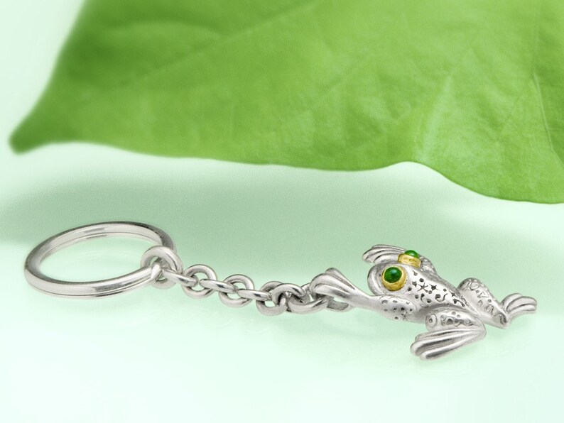 Frog Keychain Etsy