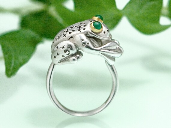 etsy frog ring