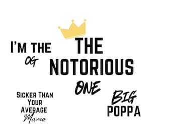 Notorious One Birthday Bundle, First Birthday Theme