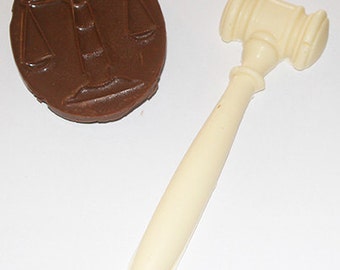 Cadeau Chocolate Gavel pour les avocats et les juges