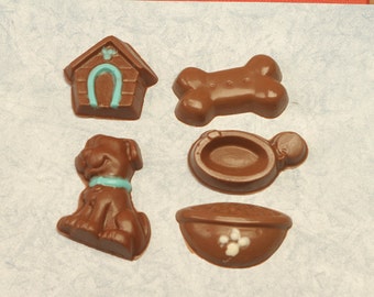 Panier cadeau chocolat pour amoureux des chiens Livraison gratuite