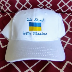 Hat, baseball style, We stand with Ukraine