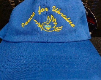 Hat, baseball style, Peace for Ukraine