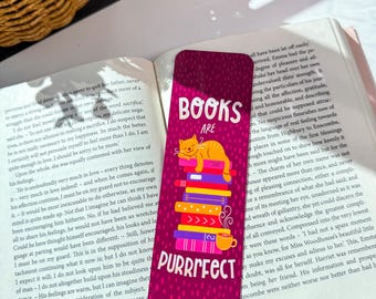 Cat Bookmark | Cozy Gift for Book Lovers & Cat