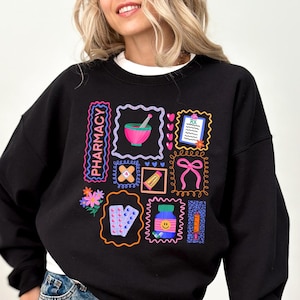 Pharmacy Sweatshirt, Medical for Students, Soft Fabric, Graduation Gift Hoodie