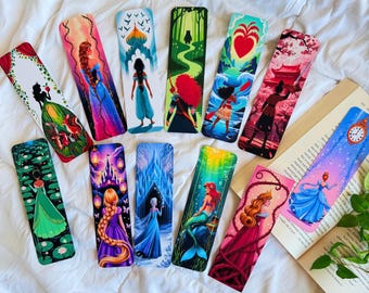Princess Bookmark Collection, Double-Sided Fairytale De