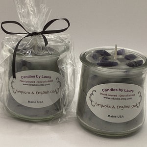 Sequoia and Oak scented container candles