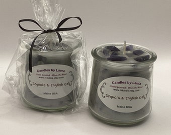 Sequoia and Oak scented container candles