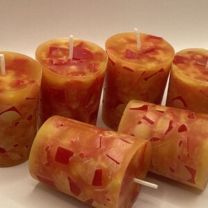 Dragons Blood scented hand poured votives image 1