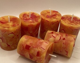 Dragons Blood scented hand poured votives