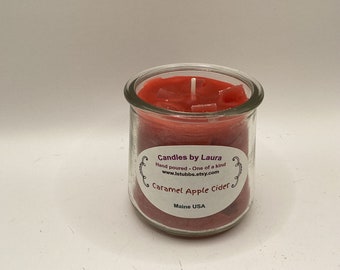 Caramel Apple Cider scented container candles