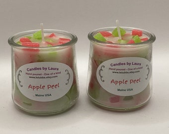 Apple Peel scented container candles