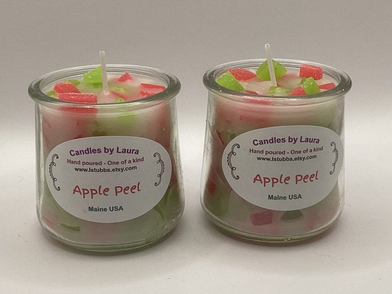 Apple Peel scented container candles image 1