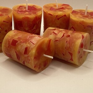 Dragons Blood scented hand poured votives image 3