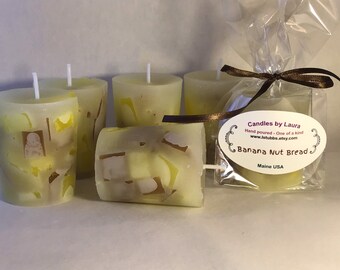 Banana Nut Bread scented votive candles