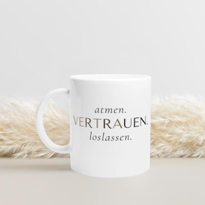 Taza con frase: taza de café inspiradora, taza de cerámica con cita, taza de té de mindfulness, regalo para mujeres y hombres, apta para lavavajillas