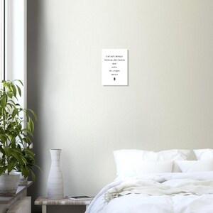 Zelfliefde poster met hart, affirmatie muurfoto mindfulness, cadeau vriendin, positieve spreuken decoratie, premium papier poster, poster spreuk afbeelding 8