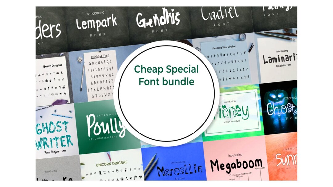 The Ultimate Crafting Font Bundle, Vintage Canva Fonts, Cricut Fonts ...