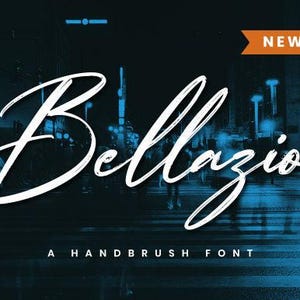 Bellazio Font, Scary Font, Modern Font, Handwritten Font, Signature Font, Calligraphy Font, Classic Boho Font, Elegant Font