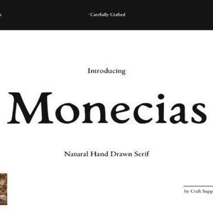 Monecias Font, Elegant font, Calligraphy font, Modern Font, Commercial Use, Canva font, Display font, Fancy font, Script font, Font