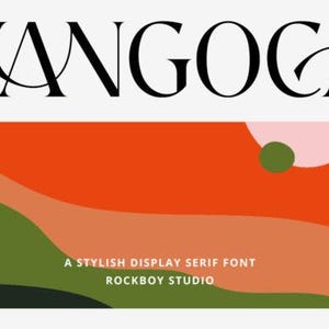 Vangoca Font, Scary Font, Modern Font, Handwritten Font, Signature Font, Calligraphy Font, Classic Boho Font, Elegant Font