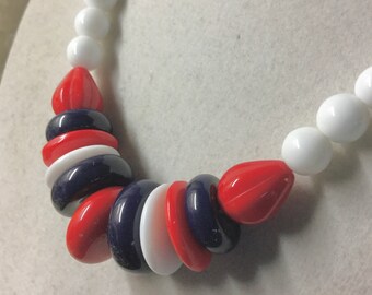 Lot of 16 Plastic Beaded Strands Necklaces No Clasps Vintage Beads Crafts Restring Wear Assorted Variety Jewelry Create