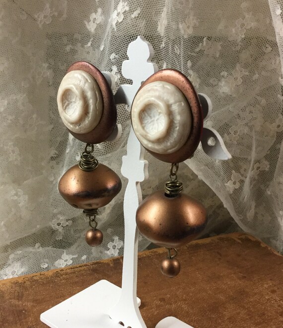 Signed Babylone Paris Haute Couture Large Dangling