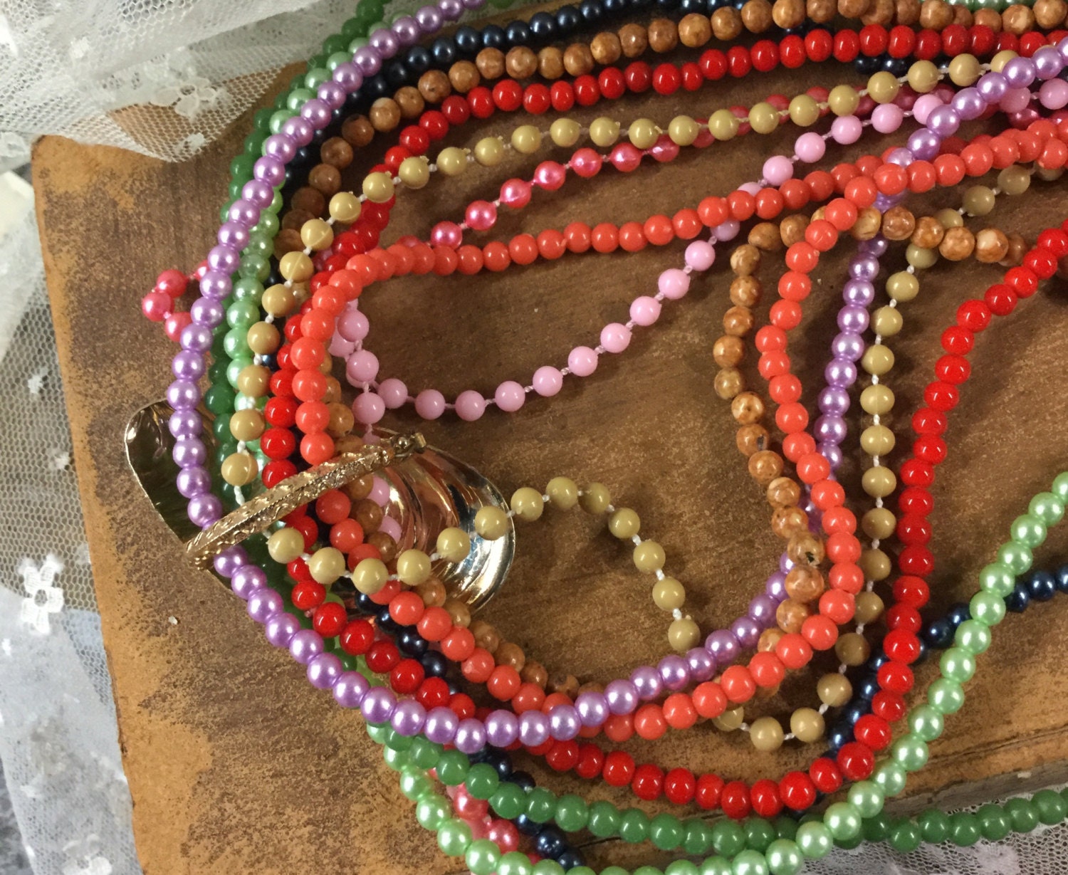 Multicolor Handmade Beads Necklace, Packaging Type: Poly Pack at