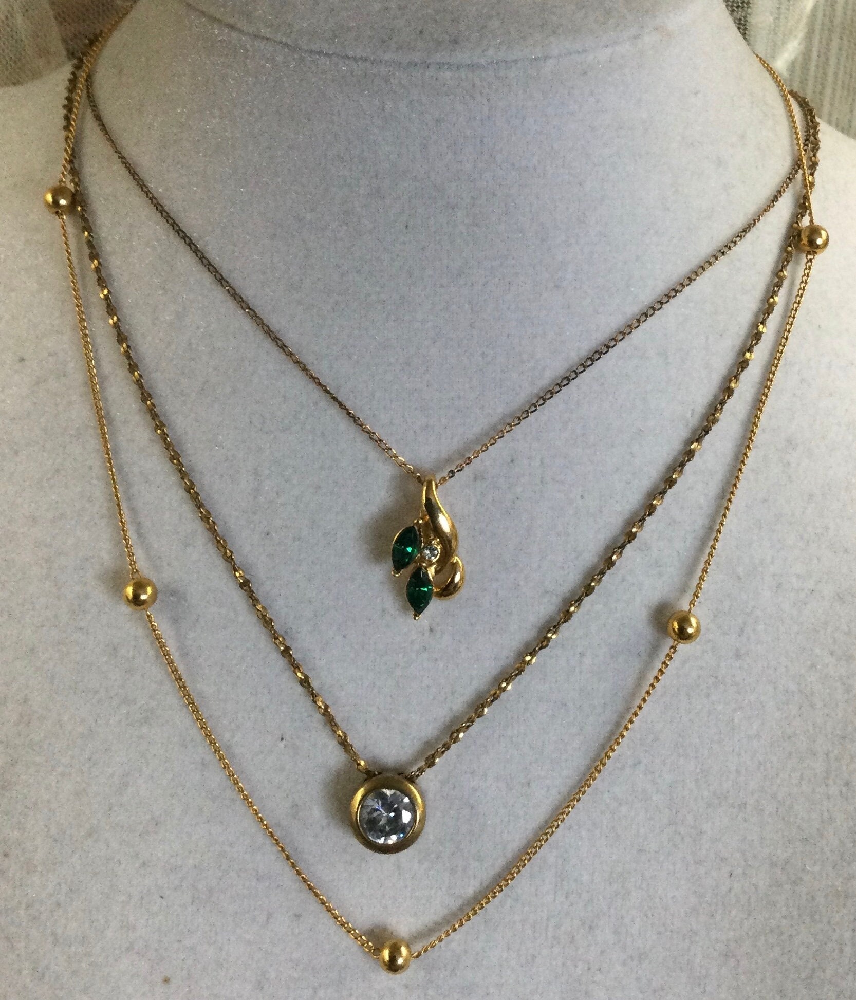 High heels and sale hustle green necklace