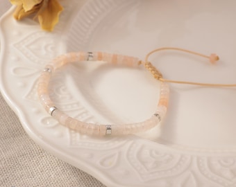 Jasper Bracelet, Dainty Braided Cord, Adjustable Healing Bracelet