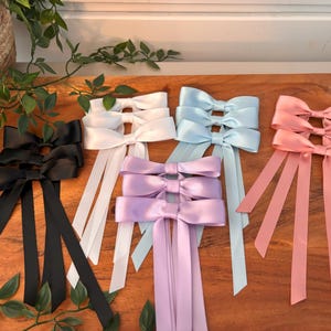 3 Satin Ribbon Bow bundle