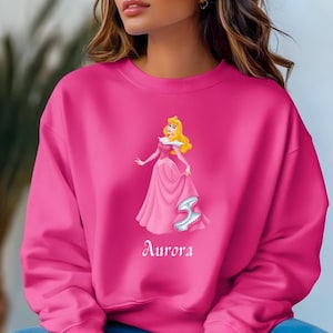 Princess Aurora Sweatshirt | Sleeping Beauty Inspired Apparel | Cozy Fairy Tale Sweatshirt | Dreamy Disney Sweatshirt | Magical Princess
