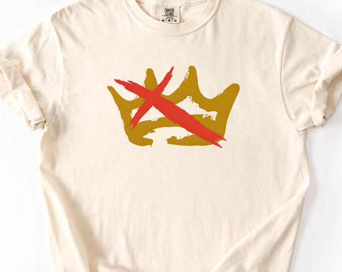 No Kings in America But Jesus Shirt, Pro Democracy Shirt, Political Shirt, Protest Shirts, Nope Kings Shirt, Jesus Is King