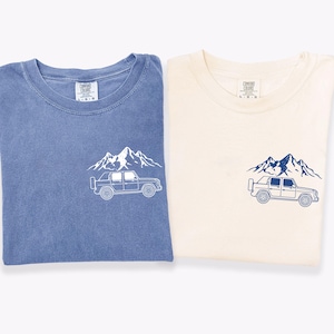 American Offroad Shirt, 4WD Lovers Comfort Colors T-Shirt, Offroad Forest Shirt, USA Moutain Offroad Unisex T-Shirt for Women, for Men