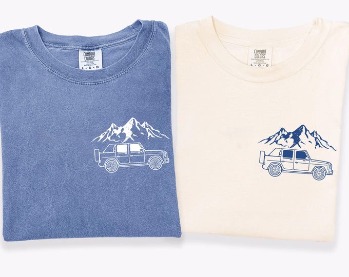 American Offroad Shirt, 4WD Lovers Comfort Colors T-Shirt, Offroad Forest Shirt, USA Moutain Offroad Unisex T-Shirt for Women, for Men