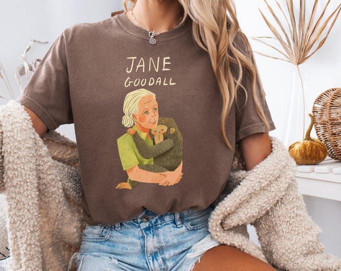 Jane Goodall Comfort Colors T-shirt