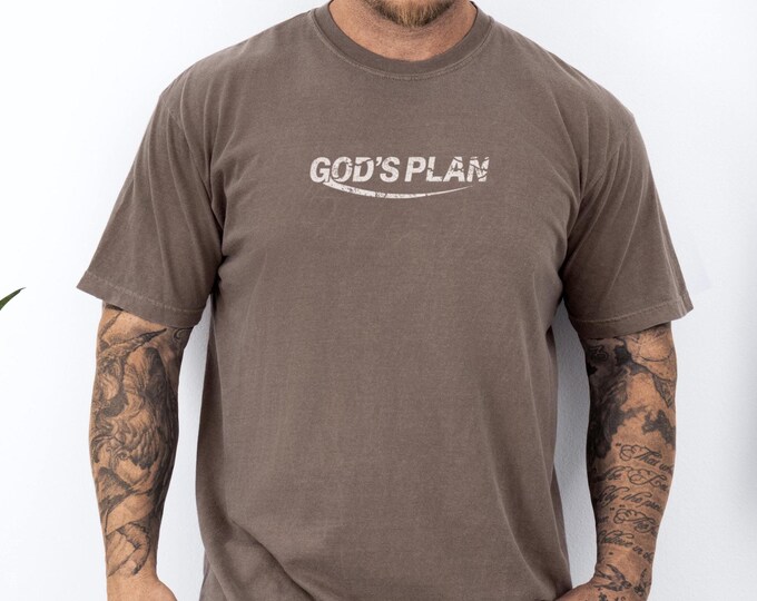 Streetwear Faith Shirt | Distressed Graphic Tee | Minimalist Bible Verse  - Religious Gift for Men/Women