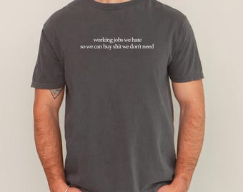Fight Club Inspired Graphic Tee: Minimalist Edgy Streetwear