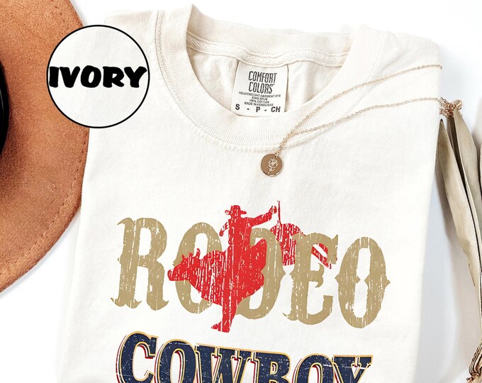 Rodeo Western Country Cowboy T-shirt, Rodeo 90s Graphic Cowboy T-Shirt, Vintage Cowboy Shirt, Retro Western Shirt, Wild West Shirt