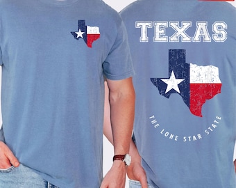 Comfort Colors Texas T-Shirt: Lone Star State Pride