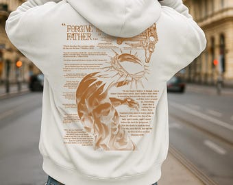Forgive Them Father Hoodie: Christian Unisex Graphic Print