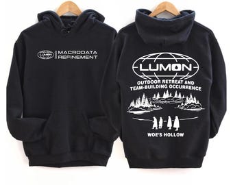 Lumon Macrodata Refinement Hoodie, Lumon Industries Severance Sweatshirt, Severance Fan Gift