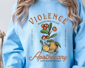 Violet Sorrengail Apothecary Shirt, Basgiath War College Shirt, Gift for Book Lover, Gift for Teacher