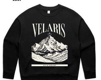 Velaris Shirt, Bookish Sweatshirt, Night Court Shirt, Full Color, Full Size, For Men, For Women, Reading Unisex Sweater