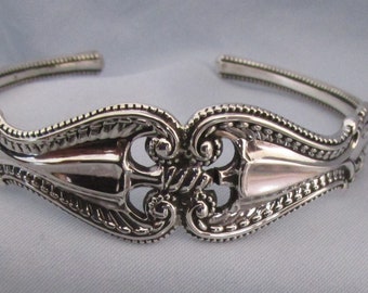 Towle Old Colonial Spoon Handles Fashioned Into A Cuff Bracelet